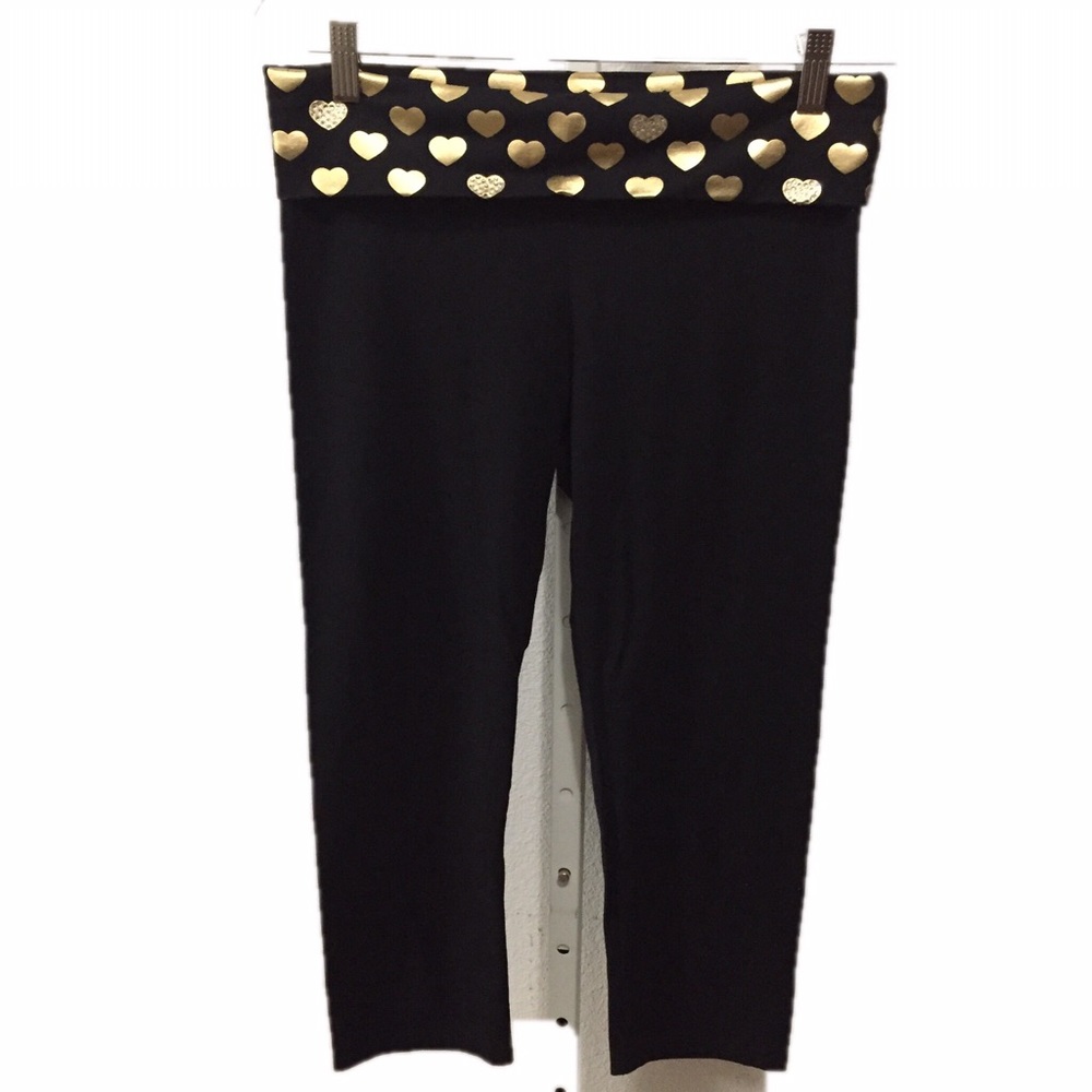 Paris Angel  Hearts Crop Leggings